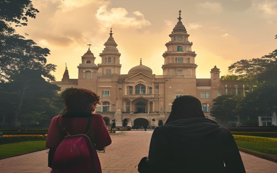 صورة لحرم جامعي حديث في ماليزيا