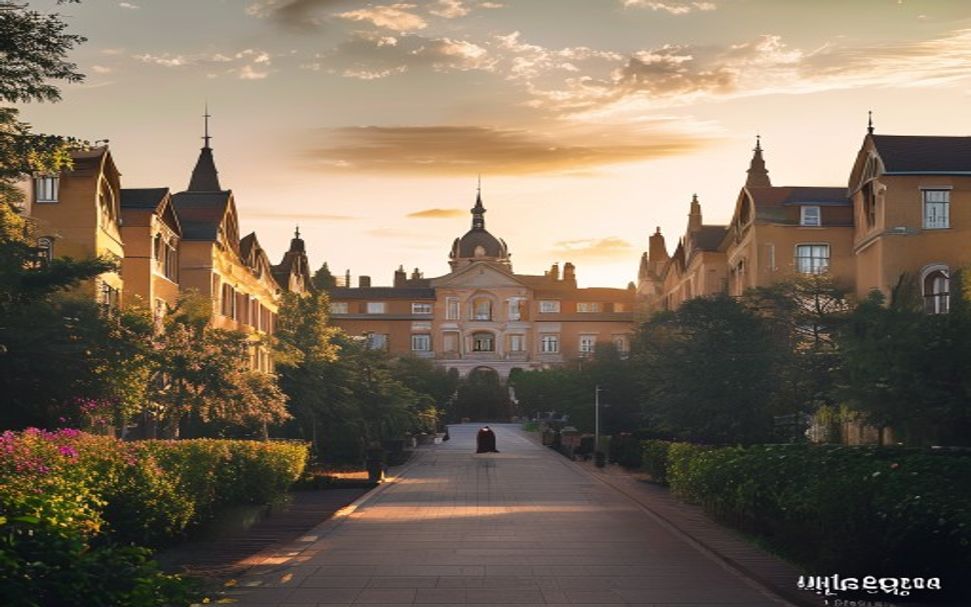 a famous prestigious university campus في إيطاليا